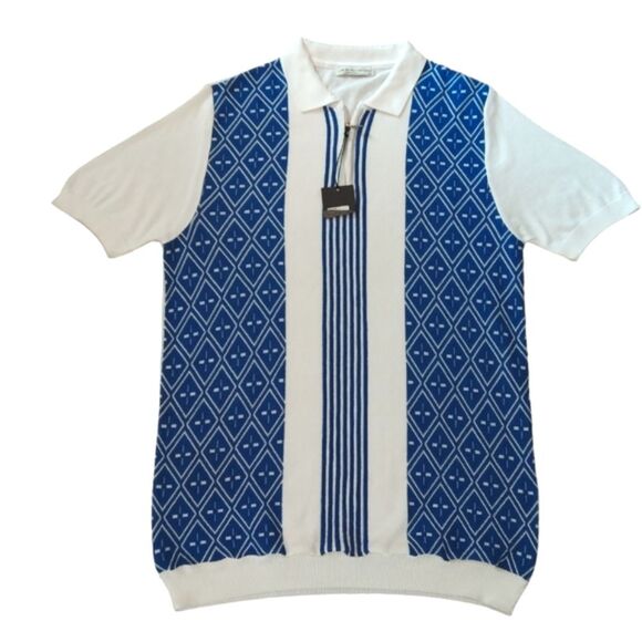 NWT LCR Black Edition Polo Retro Knit Shirt - Picture 2 of 9